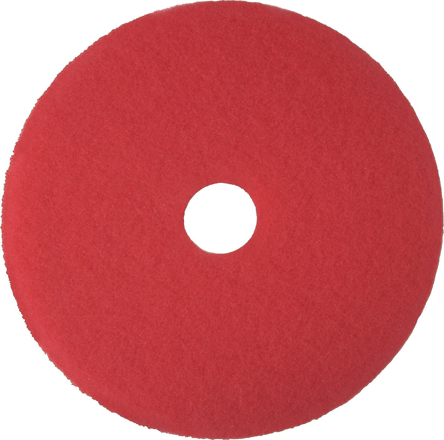 3M Red Buffer Floor Pads 5100, 14 in, Red (MCO 08389)