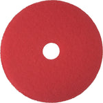 3M Red Buffer Floor Pads 5100, 14 in, Red (MCO 08389)