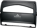 Georgia-Pacific Safe-T-Gard Toilet Seat Cover Dispenser, Half-fold, Black (GPC57748)