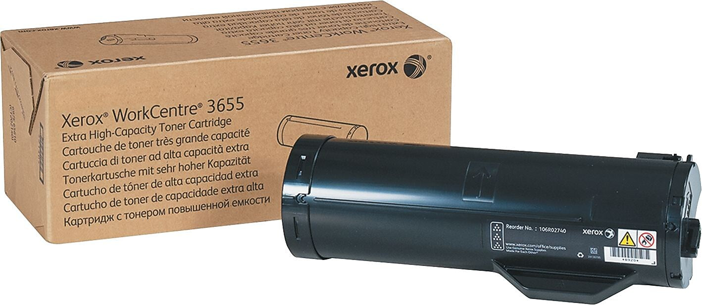 Xerox 106R02740 Black Extra High Yield Toner Cartridge, Prints Up to 25,900 Pages (XER 106R02740)