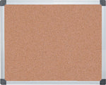 MasterVision® Value Cork Bulletin Board with Aluminum Frame, 24" x 36", Silver (BVCCA031170)