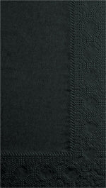 Hoffmaster Embossed Paper Dinner Napkins, 2 Ply, Black, 1000/Carton (1810513)