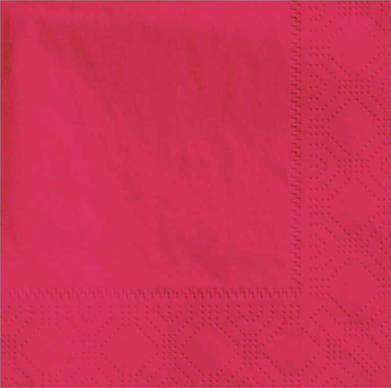 Hoffmaster Beverage Napkin, Red, 1,000/Ct (180311)