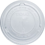 Solo PET Plastic Flat Cold Cup Lids, 500/Carton