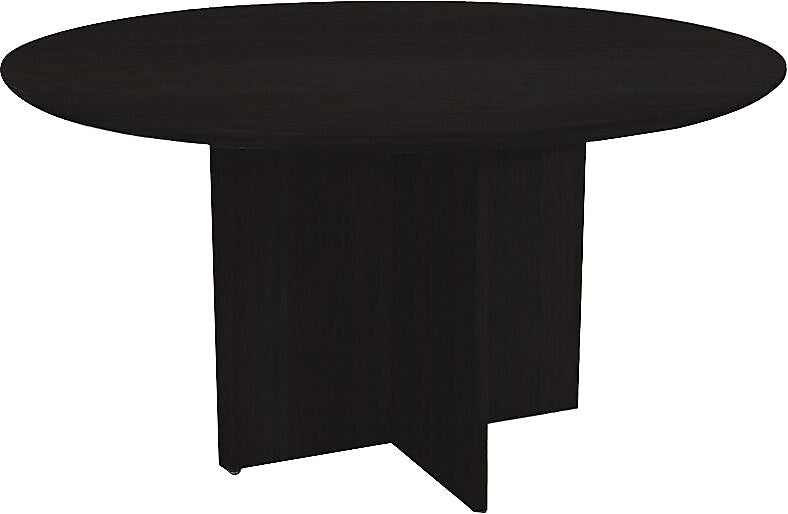 Safco Medina Round Conference Table, Mocha (MNCR48LDC)
