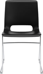 HON Motivate High-Density Stacking Chair, Onyx Shell, 4 per Carton