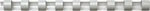 Fellowes 5/16" Plastic Binding Spine Comb, 40 Sheet Capacity, White, 100/Pack (52508)