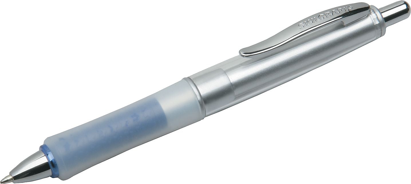 AbilityOne Writebalance Wide Body Retractable Pen, 1 Mm, Blue (752016296577 )