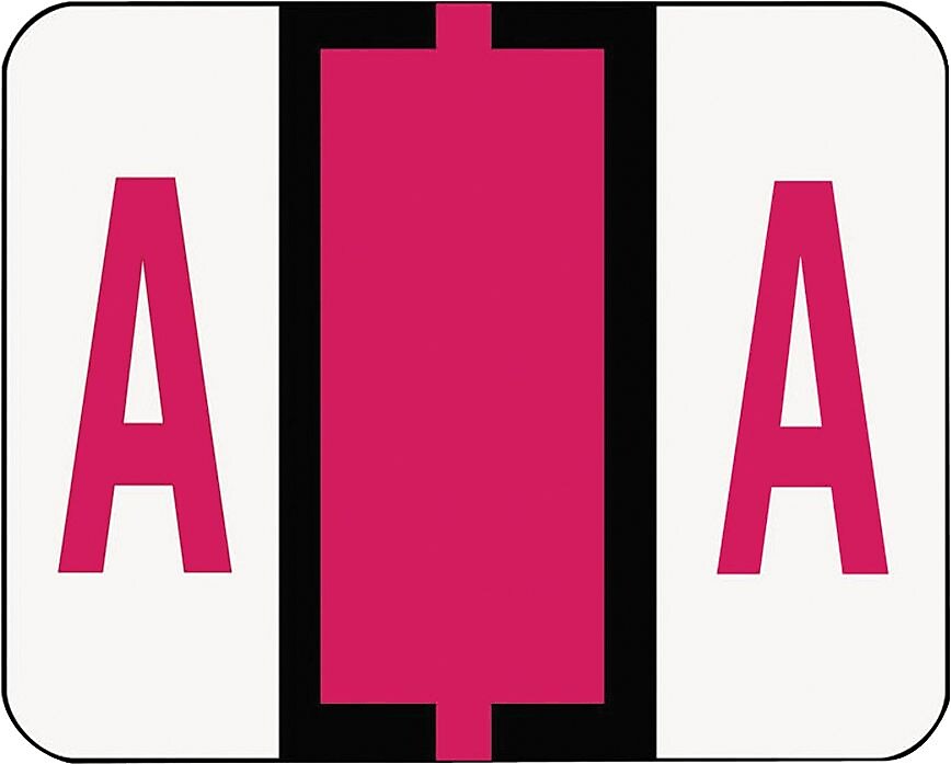 Medical Arts Press® TAB® Products Compatible Alpha Binder Sheet Style Labels, Letter A