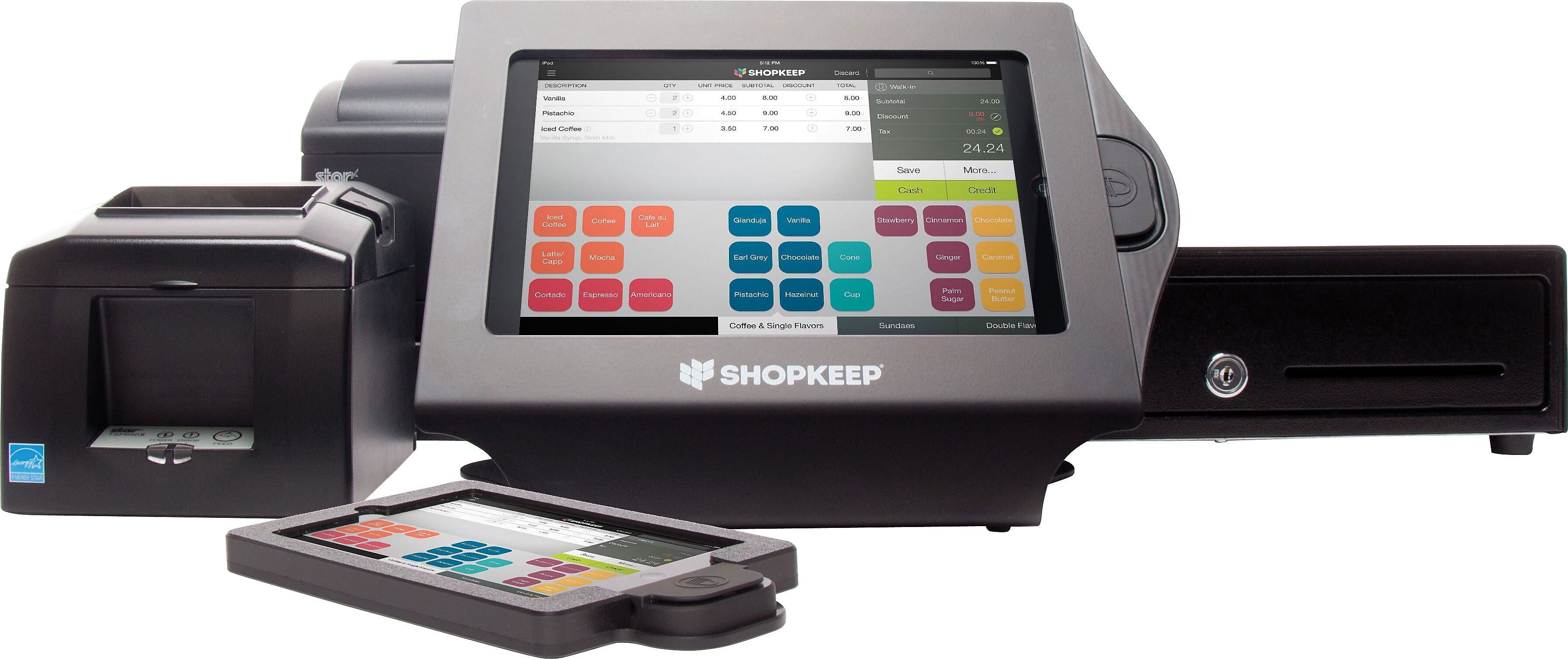 ShopKeep® POS iPad® Point of Sale Accessory Package for Restaurants