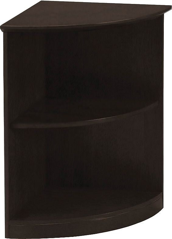 Safco Medina 2 Shelf 29 1/2"H Bookcase, Mocha (MVBQ2LDC)