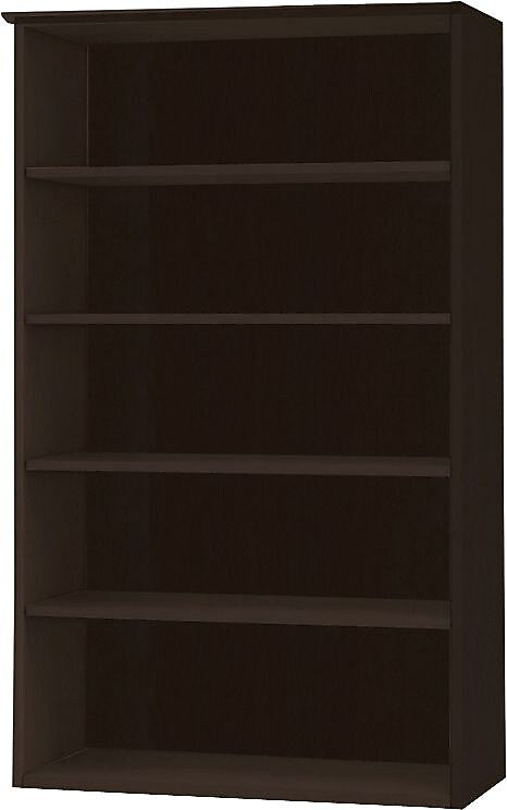 Safco Medina 5 Shelf 68"H Bookcase, Mocha (MVB5LDC)