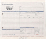 Auto Repair Order Form, 8-1/2" x 7", 3-Part, Qty 1000