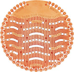 Fresh Products Wave 3D Urinal Screen, Mango Scent, Orange, 10/Pack (FRS3WDS60MAN)
