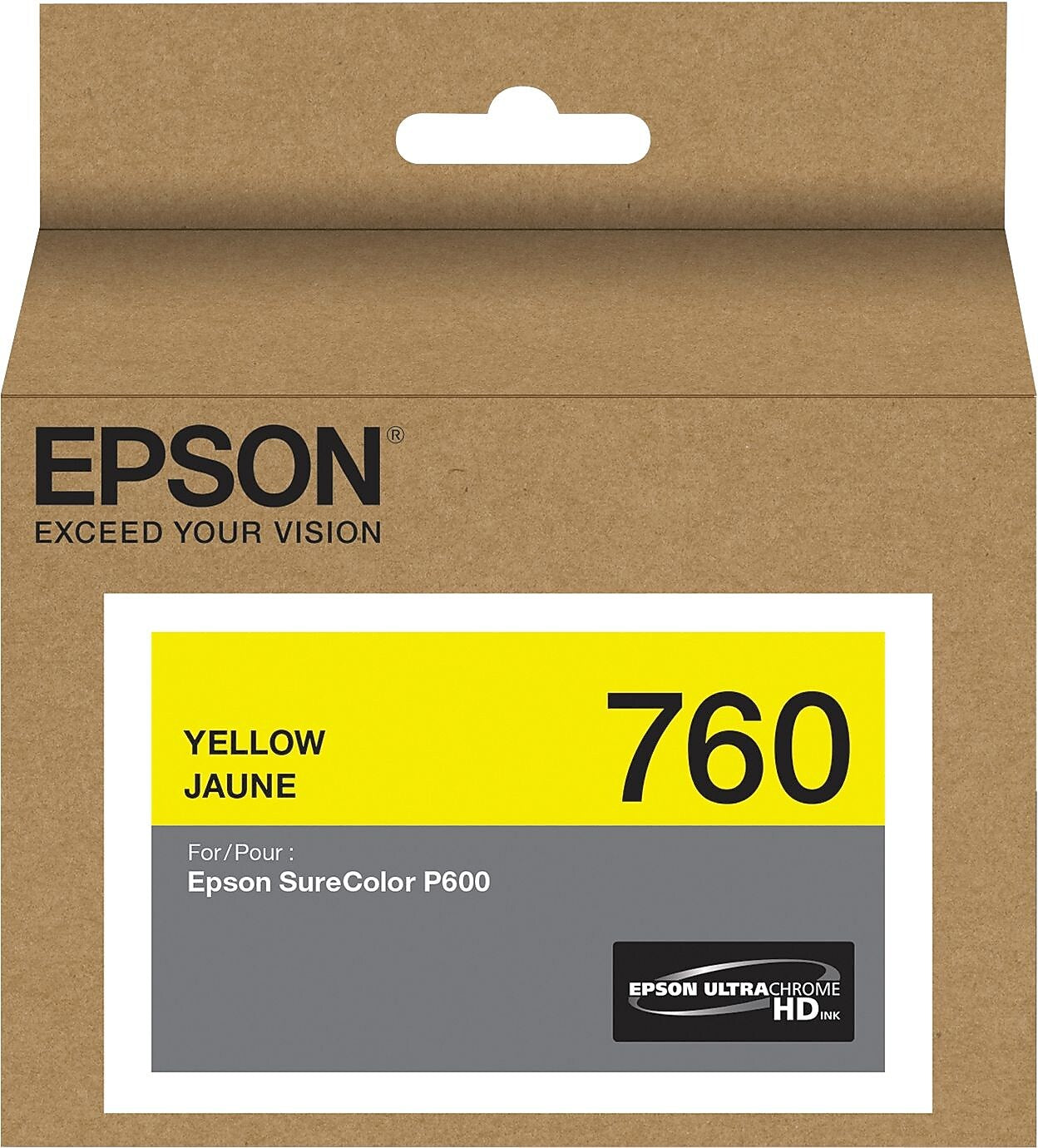 Epson 760 Ultrachrome Yellow Standard Yield Ink Cartridge