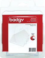 Badgy CR-80 Thick and Blank PVC Cards, White, 100/Pack (CBGC0030W)