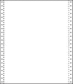 Printworks® Professional 4 Part Blank Computer Paper, 9 1/2" x 11", White, 800 Sheets