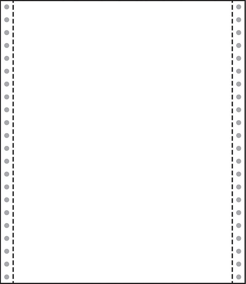 Printworks® Professional 4 Part Blank Computer Paper, 9 1/2" x 11", White, 800 Sheets