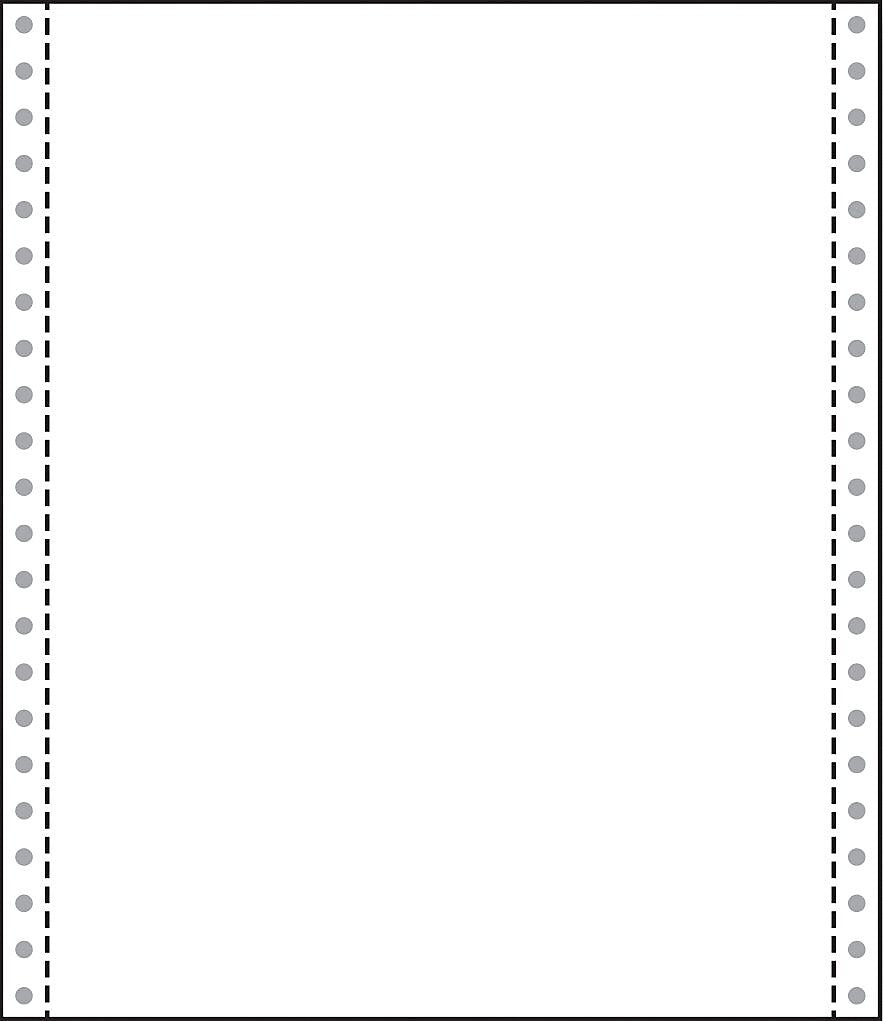 Printworks® Professional 4 Part Blank Computer Paper, 9 1/2" x 11", White, 800 Sheets