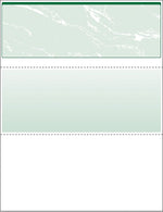 Paris DocuGard Standard 8.5" x 11" Business Security Check On Top, 24 lbs., Green, 500 Sheets/Ream, 2500/Carton (04502P)