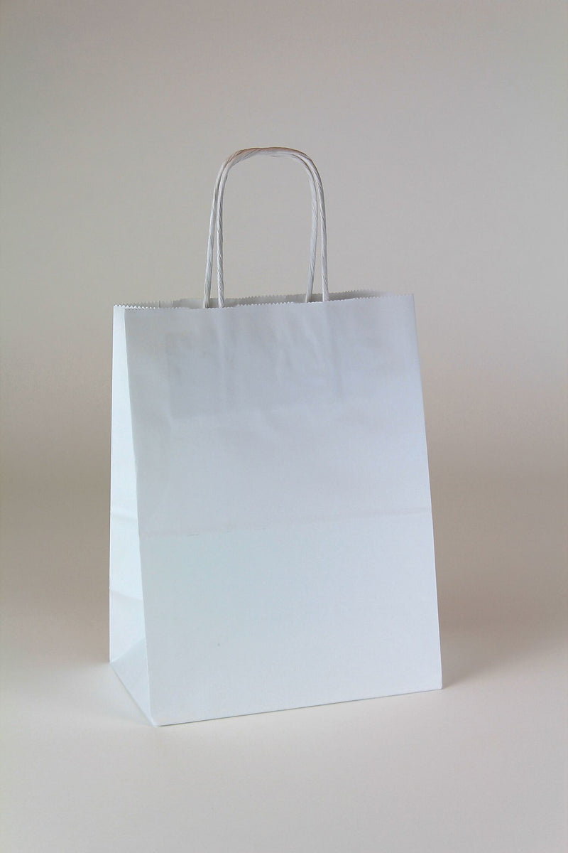 8" x 4 1/2" x 10 1/2" White Cub Shopper, 250/Carton (159M)