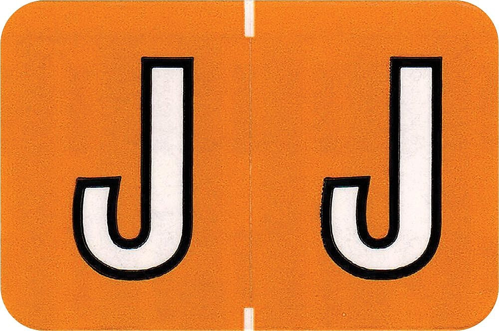 Medical Arts Press Colwell Jewel Tone Compatible Alpha Sheet Style Labels, "J", 126/Pack (34868)