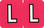 Medical Arts Press Colwell Jewel Tone Compatible Alpha Sheet Style Labels, "L", 126/Pack (34870)