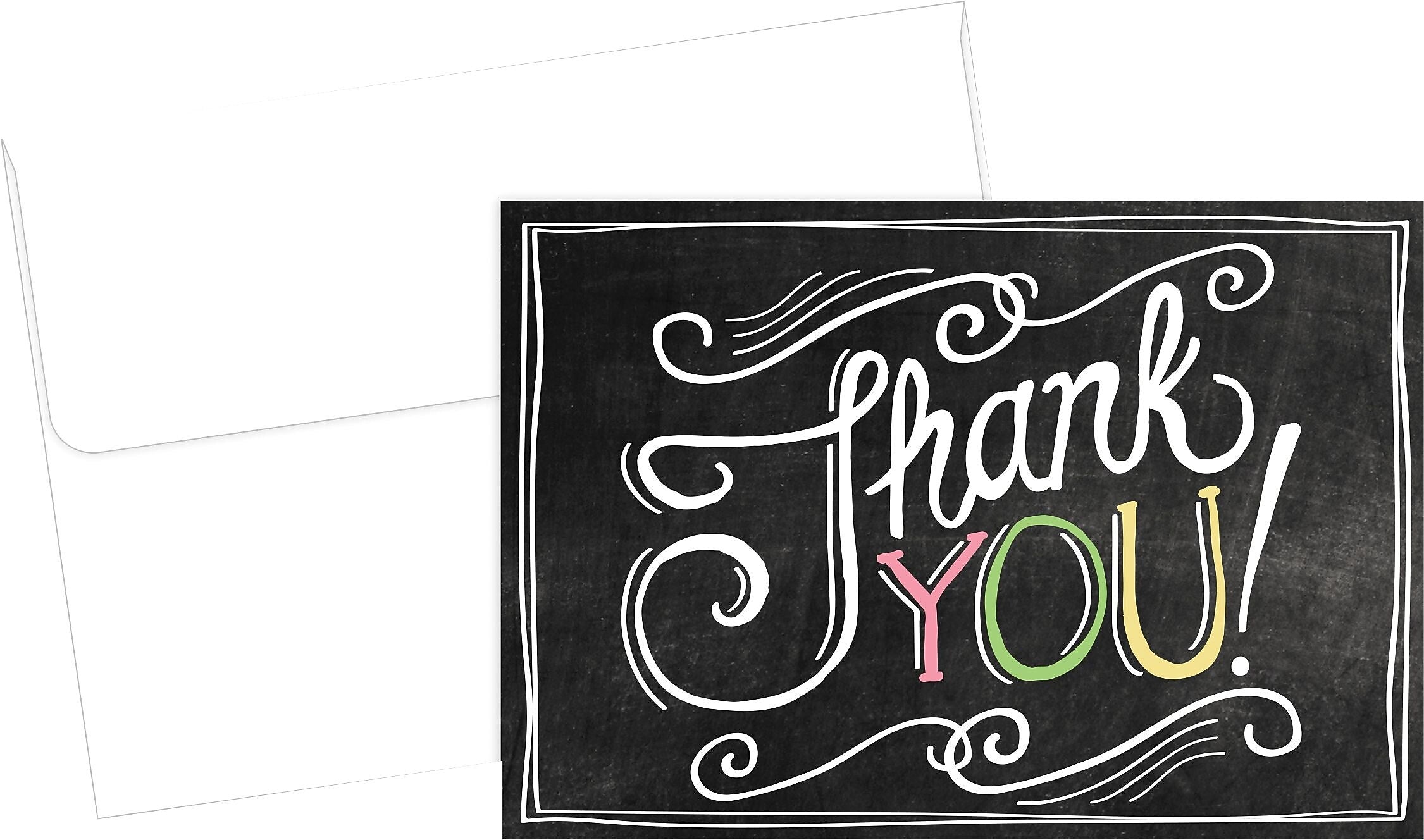 Great Papers! Chalkboard Thank You 24Ct