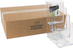 Deflect-O Docuholder Brochure Holder, Desktop/Wall, Crystal Clear Plastic, 4/Carton (77701)