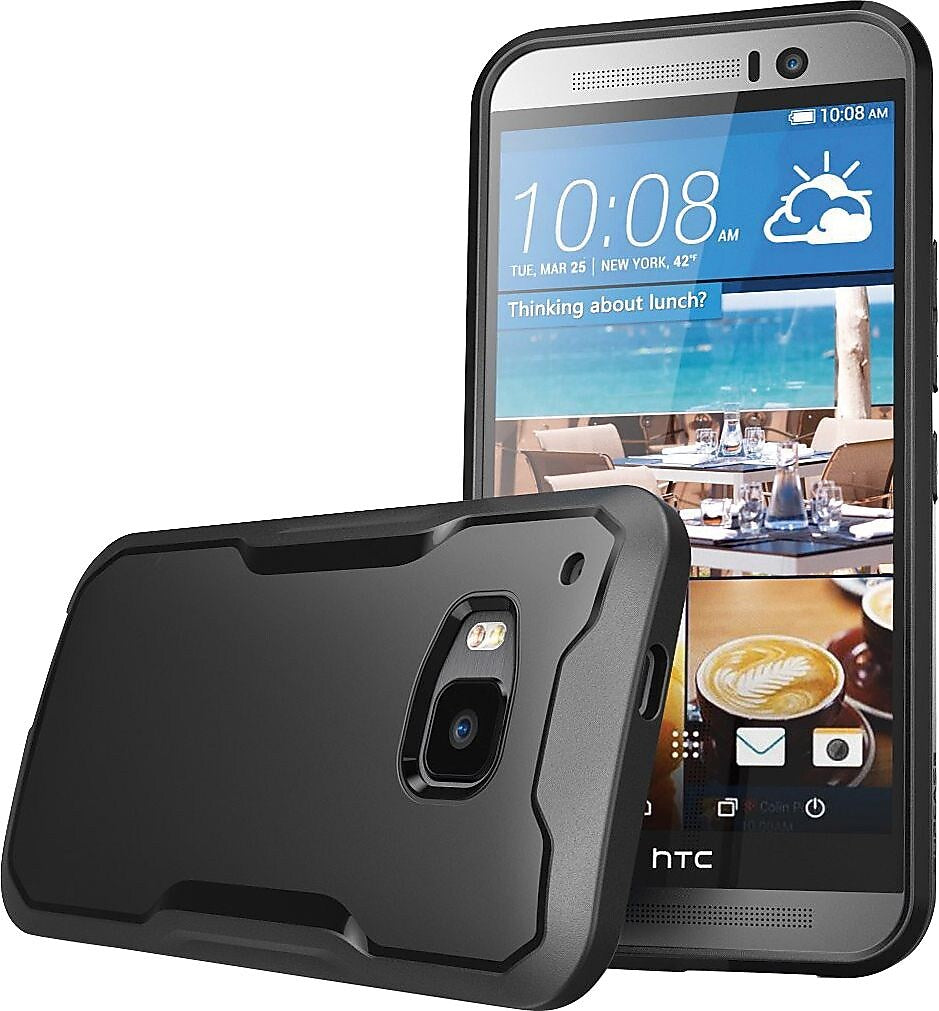 i-Blason Unicorn Beetle Black/Black Case for HTC M9 (SUP-HTCOne-M9-Unicorn-Black Black)