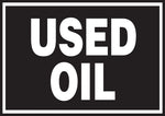 Accuform Signs Safety Label, USED OIL, 3 1/2" x 5", Adhesive Vinyl, 5/Pack