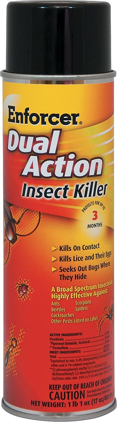 Amrep Enforcer Dual Action Insect/Lice Killer, 17 oz. can, 12/Case