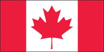 Accuform Signs Hard Hat/Helmet Decal, CANADIAN FLAG, 2" x 4", Reflective Adhesive Vinyl, 5/Pack