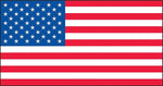 Accuform Hard Hat/Helmet Decal, AMERICAN FLAG, 1½" x 3", Adhesive Vinyl, 10/Pack (LHTL201)