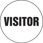 Accuform Hard Hat/Helmet Decal, VISITOR, 2 1/4", Adhesive Vinyl, 10/Pack (LHTL342)