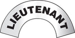 Accuform Emergency Response Reflective Helmet Sticker, LIEUTENANT, 3"x6-7/8", Adhesive Vinyl (MRBWRV08RFV)