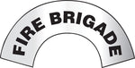 Accuform ER Reflective Helmet Sticker, FIRE BRIGADE, 3"x6-7/8", Adhesive Vinyl (MRBWRV07RFV)