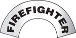Accuform Emergency Response Reflective Helmet Sticker, FIREFIGHTER, 3"x6-7/8", Adhesive Vinyl (MRBWRV06RFV)