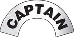 Accuform Emergency Response Reflective Helmet Sticker, CAPTAIN, 3" x 6-7/8", Adhesive Vinyl (MRBWRV03RFV)