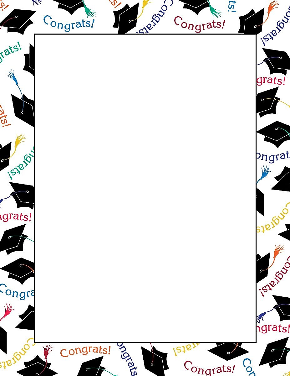 Great Papers 8.5" x 11" Graduation Letterhead 80/Pack (2014242)