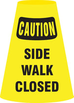 Accuform Cone Cuff Vinyl Traffic Cone Collar, Yellow/Black (FBC912E)