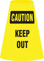 Accuform Cone Cuff Vinyl Traffic Cone Collar, Yellow/Black (FBC915E)