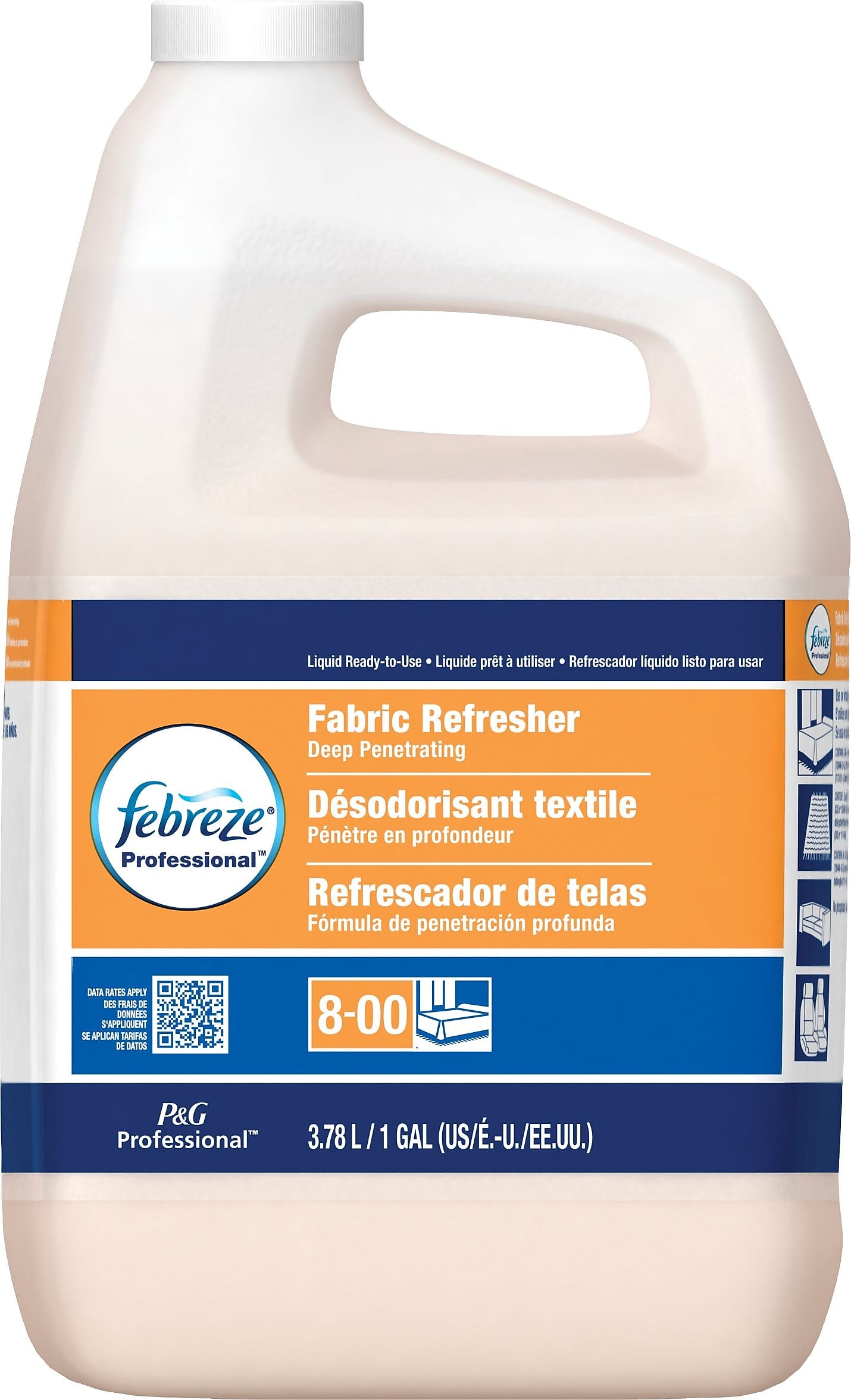 Febreze Fabric Refresher & Odor Fighter Liquid, Fresh Clean Scented, 128 oz. (33032EA)