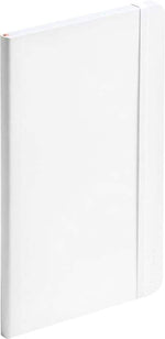 Poppin Professional Notebooks, 5" x 8.25", College Ruled, 96 Sheets, White (104336)
