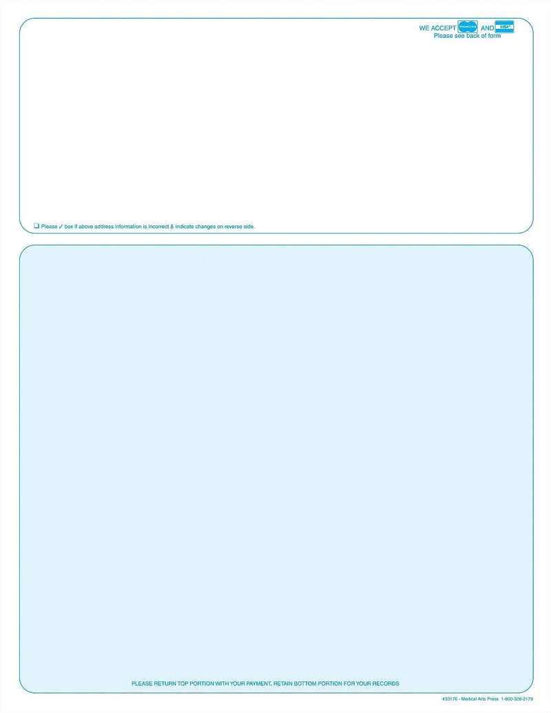 Medical Arts Press Invoices, 8-1/2" x 11", 500 Sets/Book, 500/Pack (33176D)