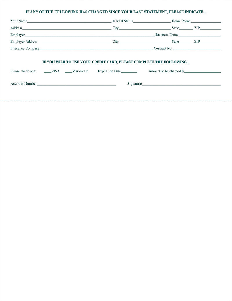 Medical Arts Press Invoices, 8-1/2" x 11", 500 Sets/Book, 510/Pack (19906B)