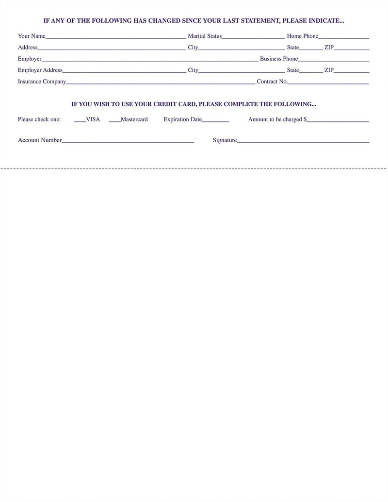 Medical Arts Press Invoices, 8-1/2" x 11", 500 Sets/Book, 500/Pack (30471C)