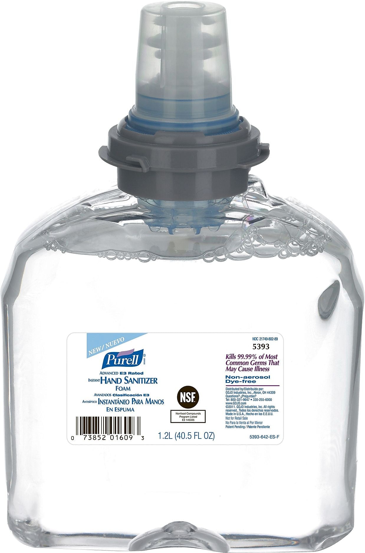 PURELL Advanced Hand Sanitizer E3 Rated Foam, 40.57 oz., 2/Carton (GOJ539302)