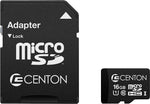 Centon 16GB microSD Memory Card with Adapter, Class 10 (S1MSDHU116G)