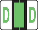 Medical Arts Press® TAB® Products Compatible Alpha Sheet Style Labels, Letter D